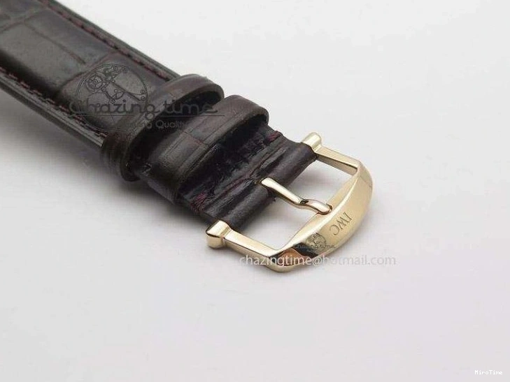 MIROTIME 1223 Modern Portofino SCHAFFHAUSEN RG MKF 1:1 V2 Best Edition White Dial On Brown Leather Strap A 7344